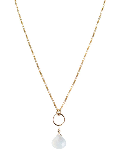Moon Drop Gold Necklace