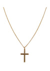 Cross Extra Large Gold Necklace