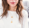 Guardian Medallion Gold Midi Necklace *As Seen On Candace Cameron Bure*