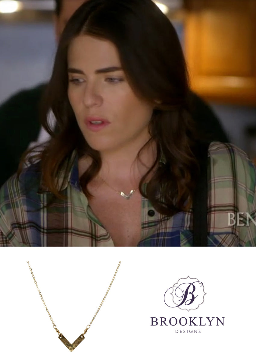 SALE Florence Small Gold Necklace *As Seen On How To Get Away With Murder*