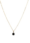 SALE Landon Black Onyx Gold Necklace