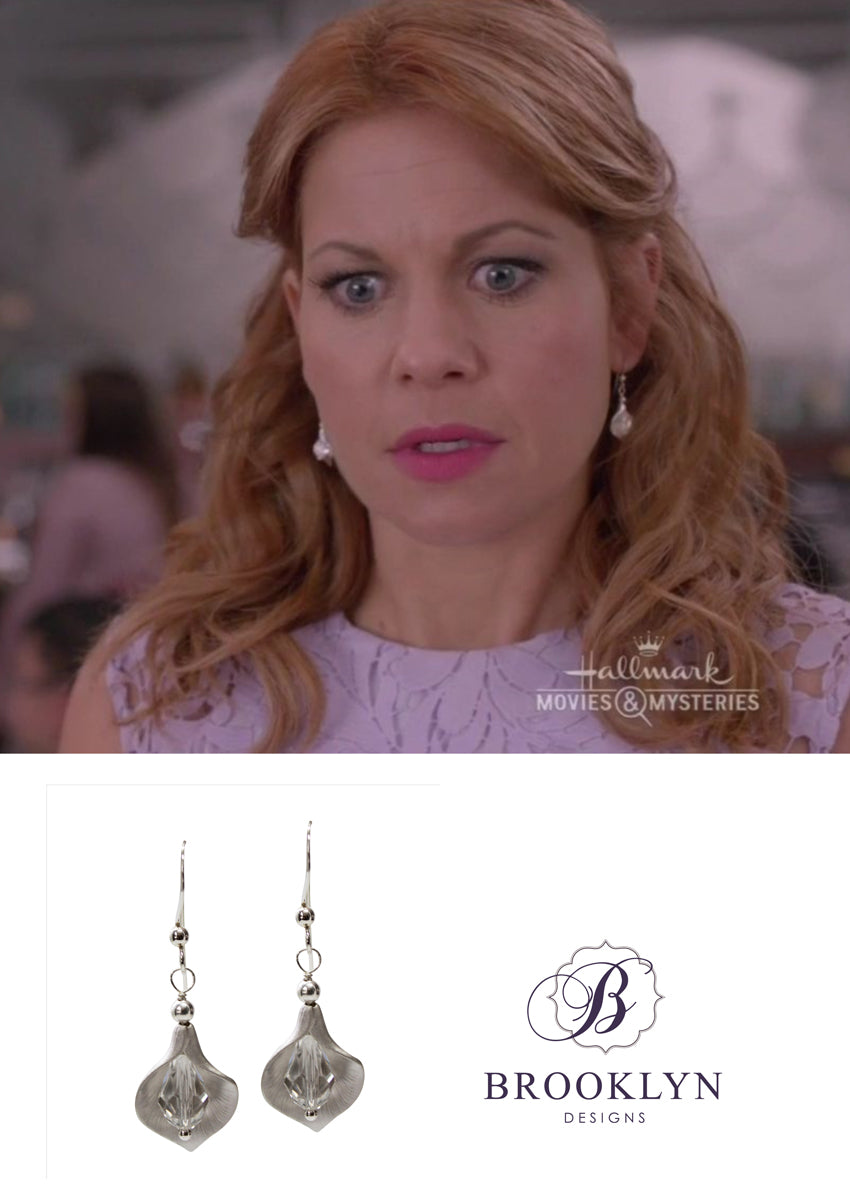 Lilly Silver Earrings *As Seen On Candace Cameron Bure & Scandal*