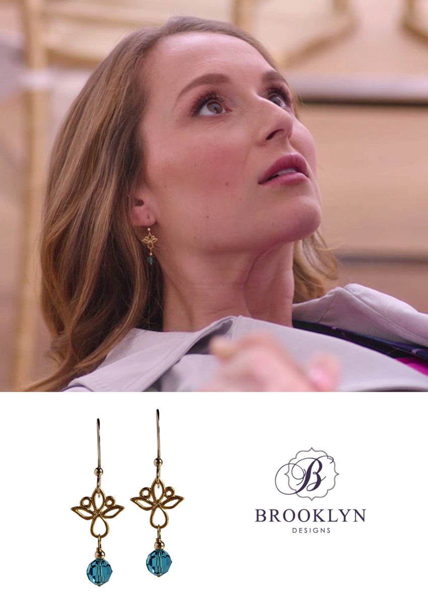 Vega earrings worn on Picture Perfect Mysteries