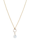 Moon Drop Gold Necklace