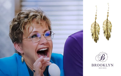 Tory Gold Earrings *As Seen On Candace Cameron Bure, BH90210 & Riverdale *
