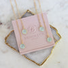 Monica Aqua Chalcedony Gold Necklace *As Seen On The Bachelorette*