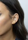 Amore Gold Stud Earrings