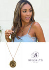 Astrid Gold Medallion Necklace *As Seen On The Bachelorette*