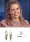 Tara Gold Earrings *As Seen On Canadace Cameron Bure*