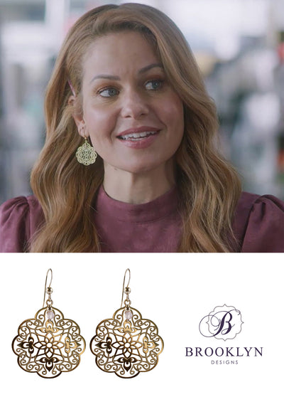 Brynna Gold Earrings *As Seen On Candace Cameron Bure*