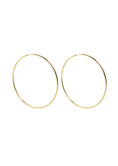 Gwen Gold Medium Hoop Earrings *As Seen On Candace Cameron Bure & Hallmark Channel*