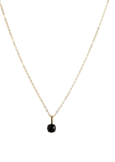Landon Black Onyx Gold Necklace