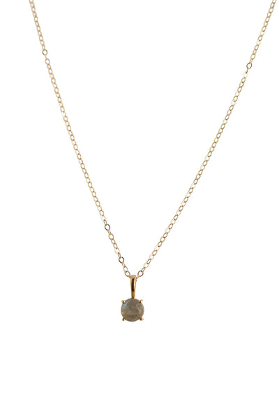 Landon Labradorite Gold Necklace