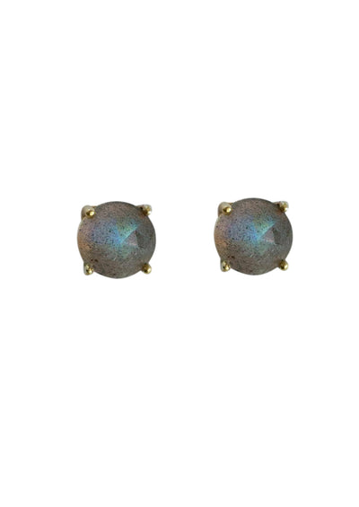 Landon Labradorite Gold Earrings