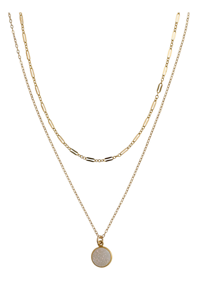 Monica Gold Necklace Layering Set
