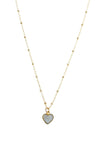 Ronnie Mother Of Pearl Gold Necklace