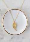 SALE Angel Wing Gold Necklace