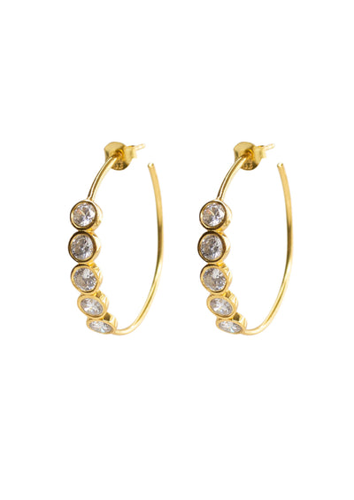 SALE Shay Gold Hoops *As Seen On Candace Cameron Bure*