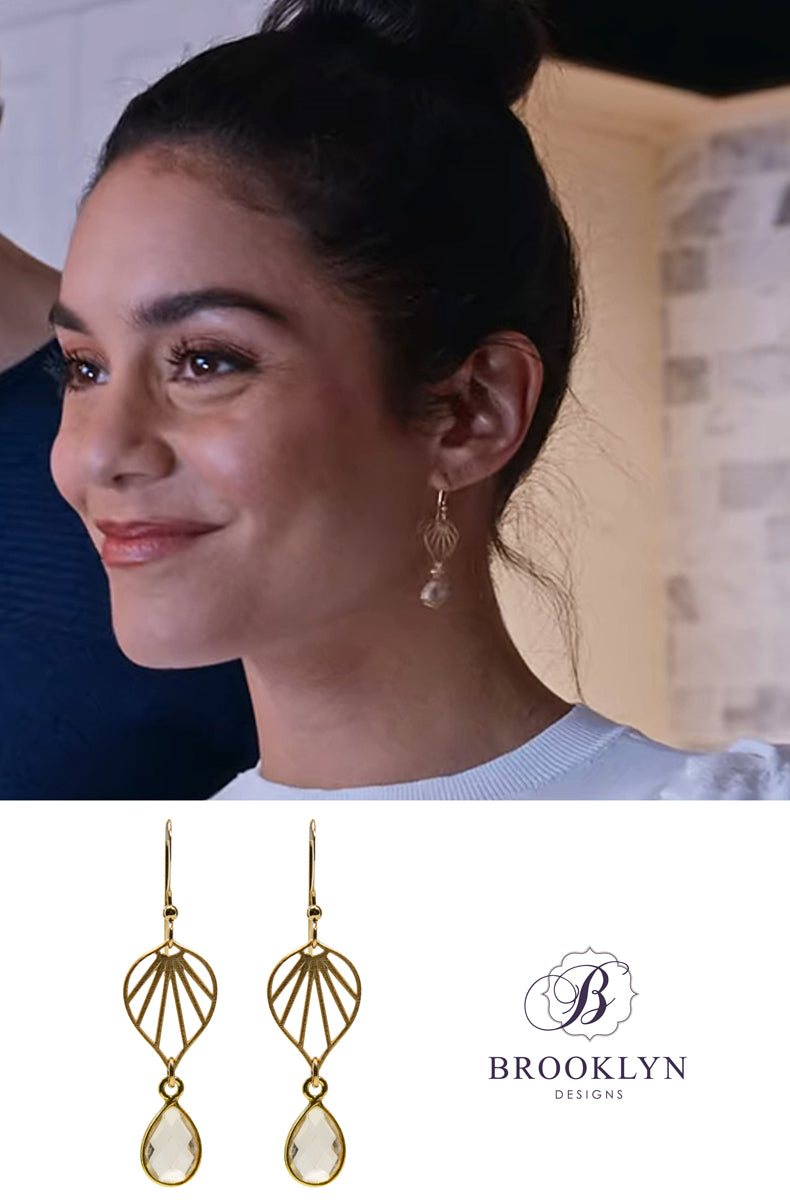Theron Gold Earrings *As Seen On Vanessa Hudgens*